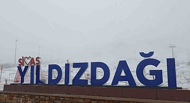 Yıldız Dağı Kayak Merkezi'ne mevsimin ilk karı düştü