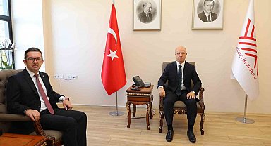 YÖK Başkanı Özvar, Kosova'nın Ankara Büyükelçisi Vrenezi'yi kabul etti
