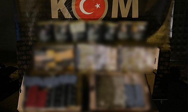 Yozgat'ta 103 bin makaron ele geçirildi