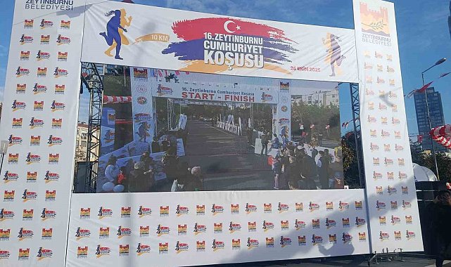Zeytinburnu Uluslararası Cumhuriyet Koşusu bin 707 yarışmacıyla gerçekleşti
