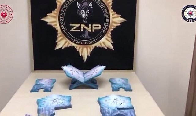Zonguldak'ta şoke eden operasyon, 14 kilo uyuşturucuyu rahleye saklamışlar