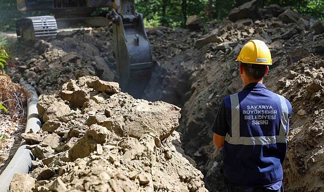 40 bin kişiye hizmet sunacak kaynaklar 5 bin metrelik yeni hat ile abonelere ulaştı