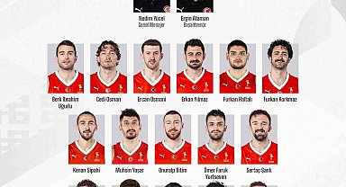 A Milli Erkek Basketbol Takımı'nın aday kadrosu belli oldu