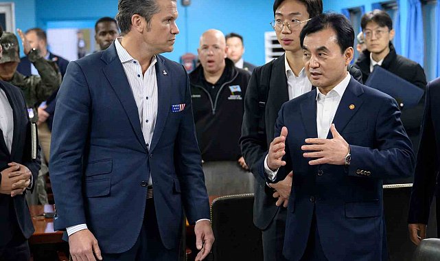 ABD Savunma Bakanı Hegseth'ten Kuzey ve Güney Kore arasındaki Silahtan Arındırılmış Bölge'ye ziyaret