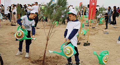 Adana'da 840 bin fidan toprakla buluştu