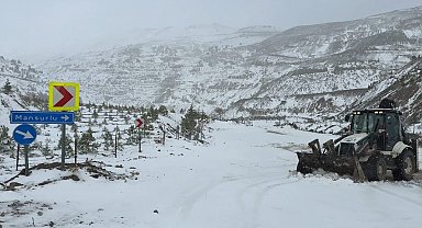 Adana'nın yüksek kesimlerinde kar yağışı etkili oldu