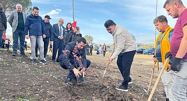 Ağaçlandırma günü etkinliği Havran'da gerçekleştirildi