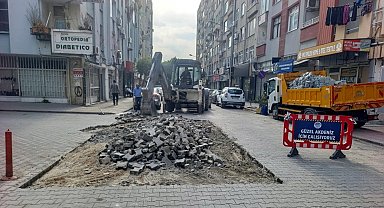 Akdeniz'de sokak yenileme çalışmaları sürüyor