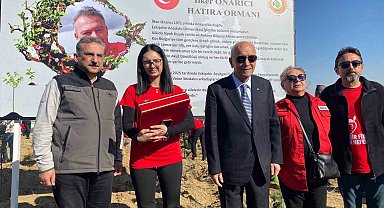 Akut Şehitleri anısına 3 hatıra ormanı