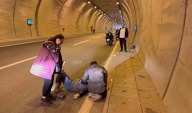Alaplı'da tünelde trafik kazası: 1 yaralı