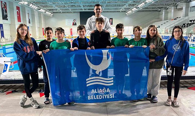 Aliağalı yüzücüler Türkiye finallerine kaldı