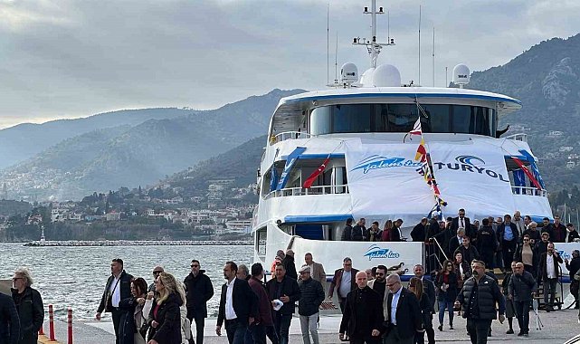 Aliaport'tan Midilli'ye ilk sefer gerçekleşti