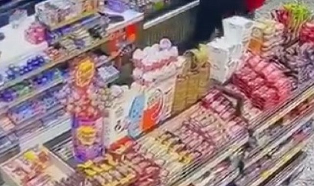 Alkollü müşteri, akaryakıt istasyonu çalışanını böyle darbetti