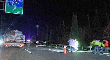 Anadolu Otoyolu'nda feci kaza: Otomobilin çarptığı yaya hayatını kaybetti