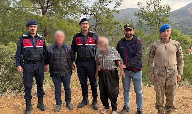 Antalya'da kaybolan yaşlı adam evinden 5 kilometre uzakta bulundu