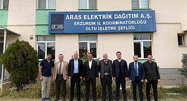 Aras EDAŞ üst yönetimi saha ziyaretlerinde