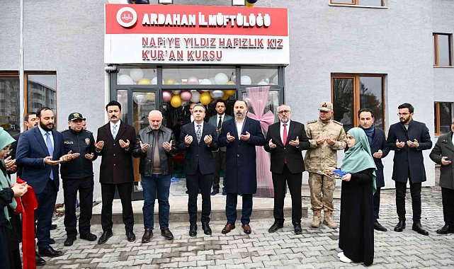 Ardahan'da, Kız Kur'an Kursu'nun açılışı yapıldı