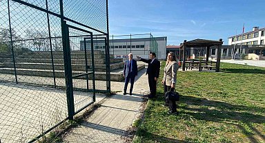 Arslantürk Spor Lisesi öğrencileriyle bir araya geldi