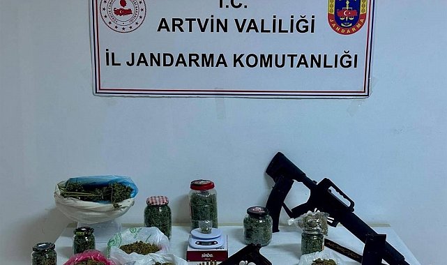 Artvin'de uyuşturucu operasyonu