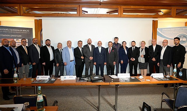 Avrupa'daki Kayserili iş dünyası yatırım vizyonunda buluştu