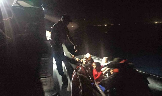 Aydın açıklarında 25 düzensiz göçmen yakalandı