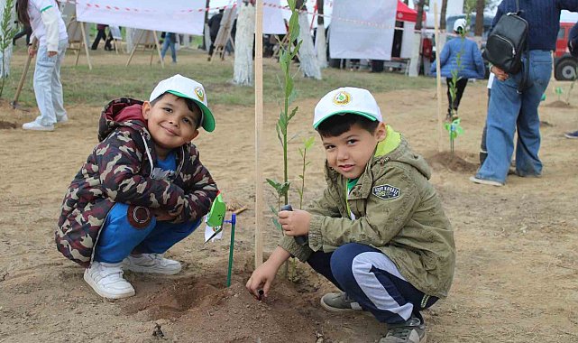 Aydın'da 7 bin fidan toprakla buluştu