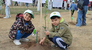 Aydın'da 7 bin fidan toprakla buluştu