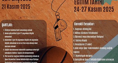 Aydın'da basketbol hakemliği için süreç başladı