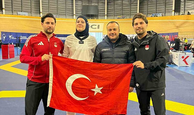 Aydınlı taekwondocu Avrupa şampiyonu oldu