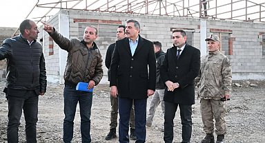 Aziziye'de 200 hayvan için barınak yapılıyor