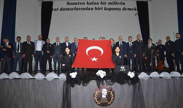 Bafra'da 10 Kasım Atatürk'ü Anma Töreni