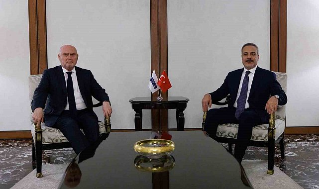 Bakan Fidan, AGİT Genel Sekreteri Sinirlioğlu'nu kabul etti