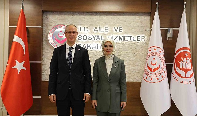 Bakan Göktaş, KKTC Çalışma ve Sosyal Güvenlik Bakanı Hasipoğlu ile bir araya geldi