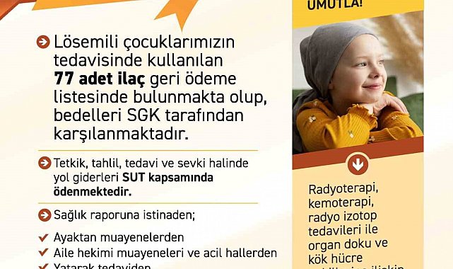 Bakan Işıkhan'dan Lösemili Çocuklar Haftası paylaşımı