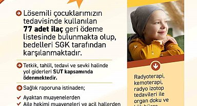 Bakan Işıkhan'dan Lösemili Çocuklar Haftası paylaşımı