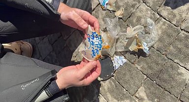 Baraj dibini temizlerken neye uğradıklarını şaşırdılar