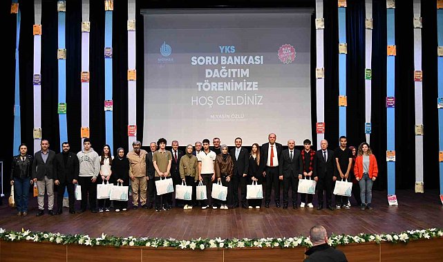 Başiskele'de 1219 öğrenciye YKS soru bankası desteği