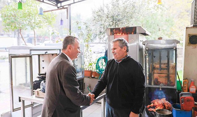 Başkan Balaban, esnafın taleplerini yerinde dinledi