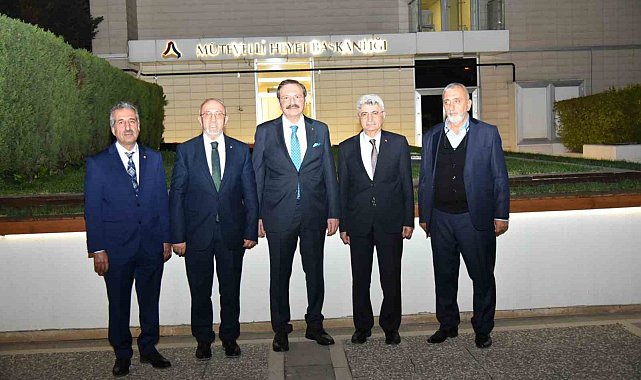 Başkan Dumandağ, TOBB Başkanı Hisarcıklıoğlu ile bir araya geldi