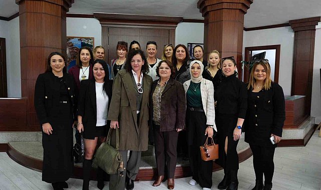 Başkan Gençay kadın girişimcileri ağırladı