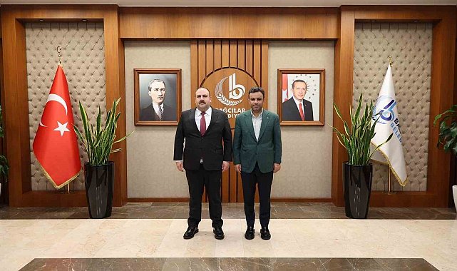 Başkan Hamamcı'dan Bağcılar Belediye Başkanı Yasin Yıldız'a nezaket ziyareti