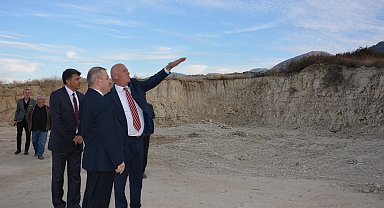 Başkan Kumral devam eden projeleri yerinde inceledi