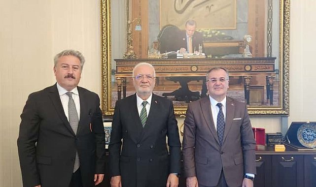 Başkan Özdoğan'dan Elitaş'a ziyaret