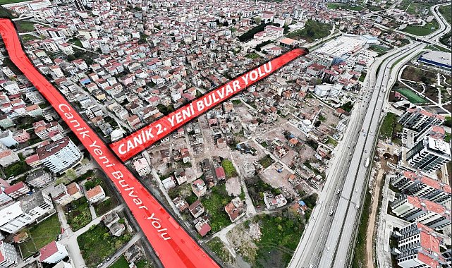 Başkan Sandıkçı: "Canik 2. Yeni Bulvar Yolu'nu ilçemize kazandırıyoruz"
