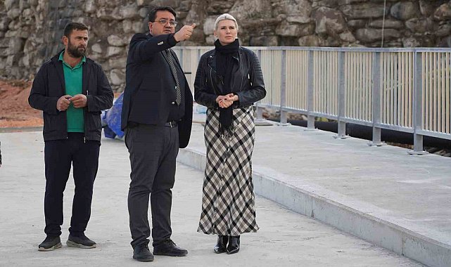 Başkan Subaşı Hamsu Köprüsündeki çalışmaları yerinde inceledi