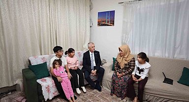 Başkan Tahmazoğlu'ndan aile ve esnaf ziyaretleri