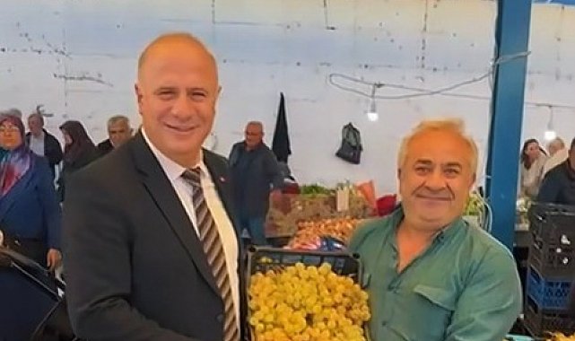 Başkan Torun, pazaryerinde vatandaşlarla buluştu