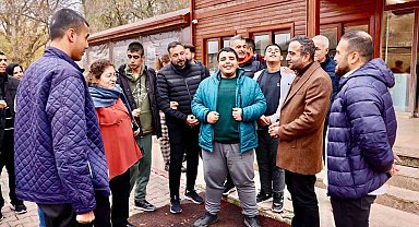 Başkan Ulutaş özel öğrencileri ağırladı
