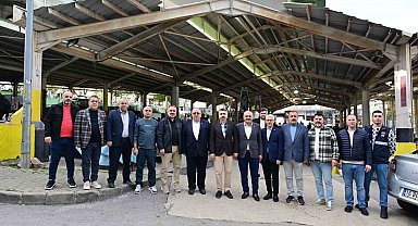Başkan Yılmaz pazar esnafı ile buluştu