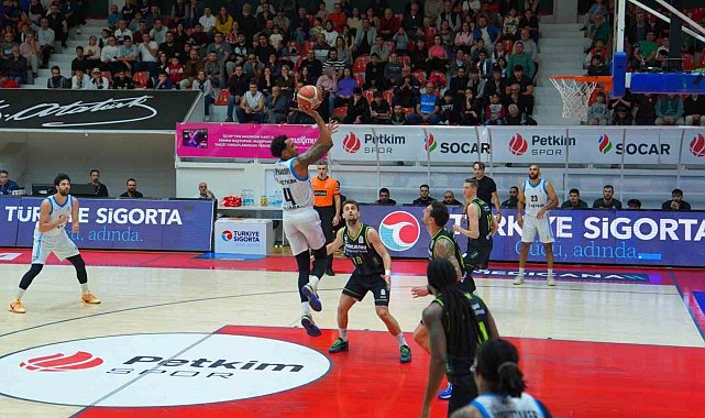 Basketbol Süper Ligi: Aliağa Petkimspor: 73 - Merkezefendi Belediyesi Basket: 81